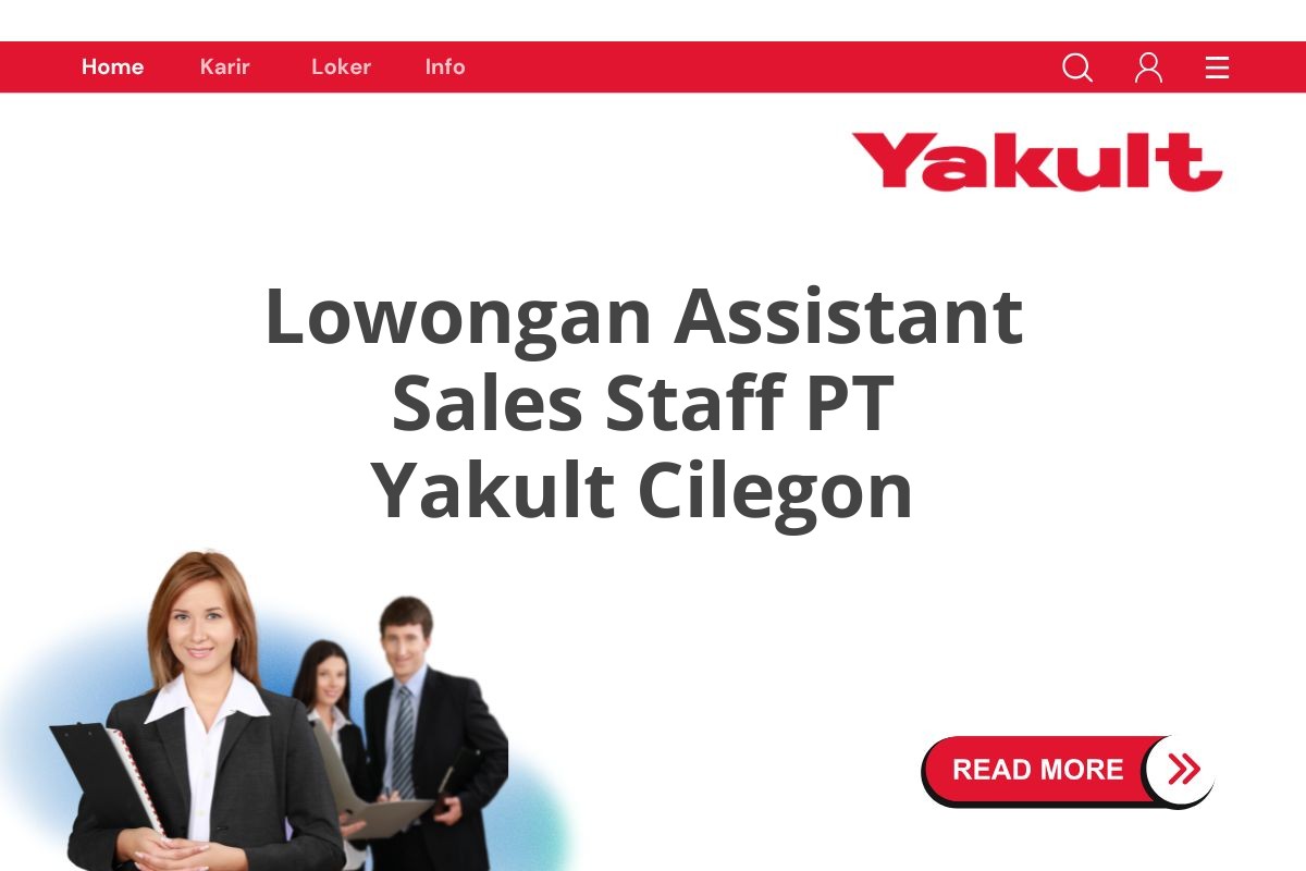 Lowongan Assistant Sales Staff PT Yakult Cilegon