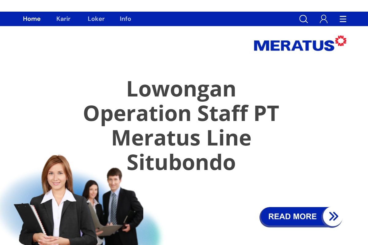 Lowongan Operation Staff PT Meratus Line Situbondo